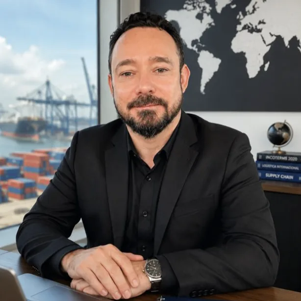 Gabriel Castro, autor do kit, em seu escritório